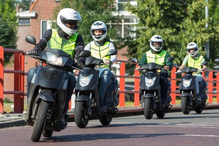 scooter rijbewijs halen bij Verkeersschool Tilburg